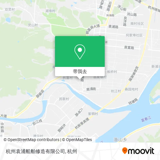杭州袁浦船舶修造有限公司地图