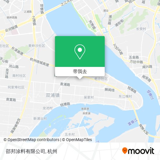 邵邦涂料有限公司地图