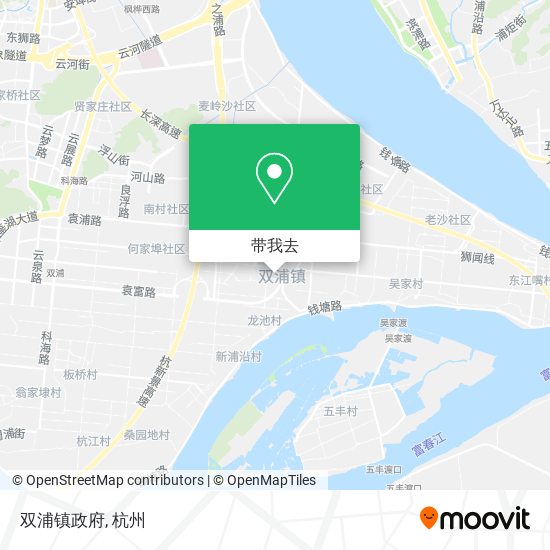 双浦镇政府地图