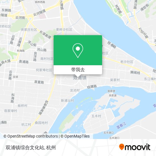双浦镇综合文化站地图