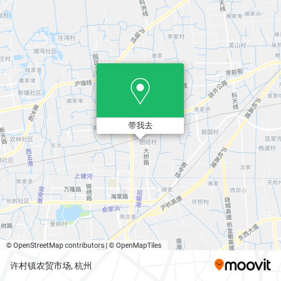 许村镇农贸市场地图