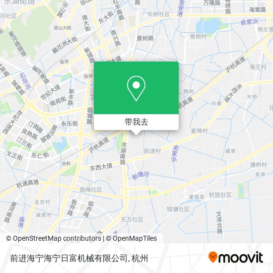 前进海宁海宁日富机械有限公司地图