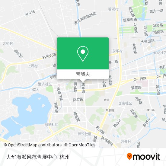 大华海派风范售展中心地图