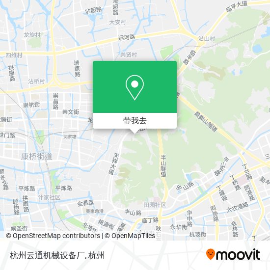 杭州云通机械设备厂地图