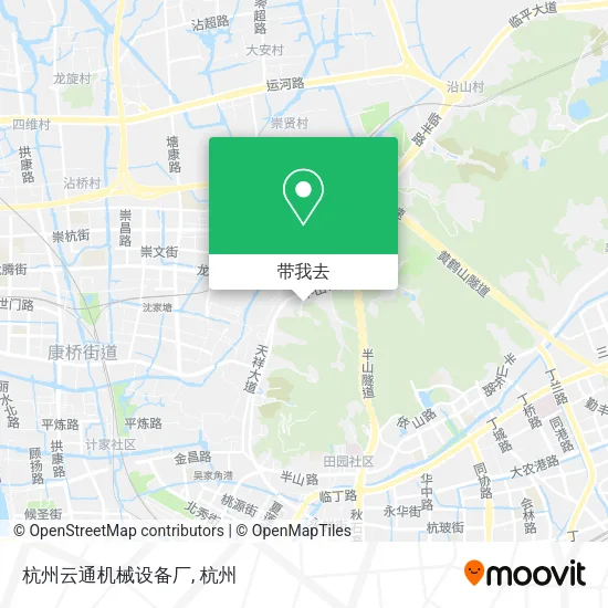 杭州云通机械设备厂地图