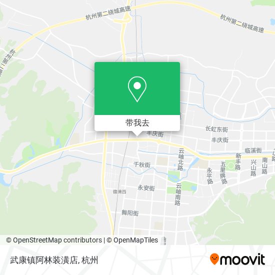 武康镇阿林装潢店地图