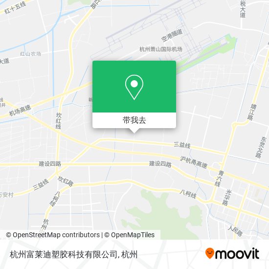杭州富莱迪塑胶科技有限公司地图