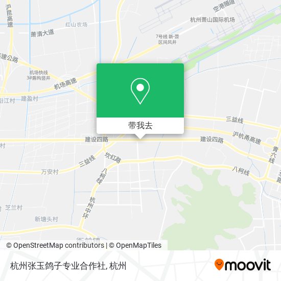杭州张玉鸽子专业合作社地图