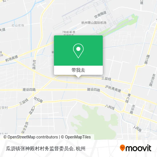 瓜沥镇张神殿村村务监督委员会地图