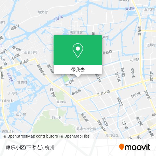 康乐小区(下客点)地图