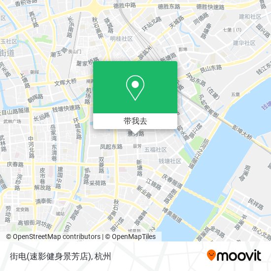 街电(速影健身景芳店)地图
