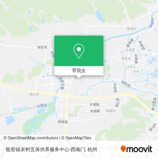 瓶窑镇农村五保供养服务中心-西南门地图