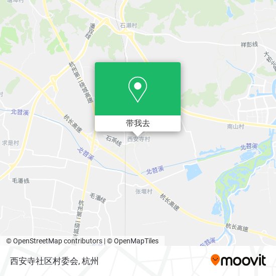 西安寺社区村委会地图