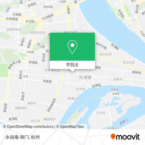 永福庵-南门地图