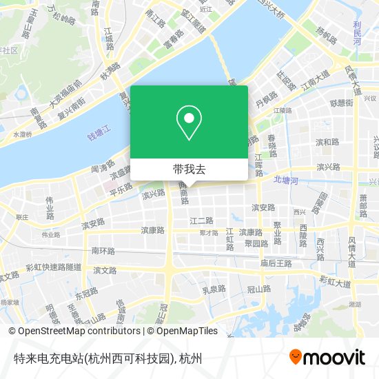 特来电充电站(杭州西可科技园)地图
