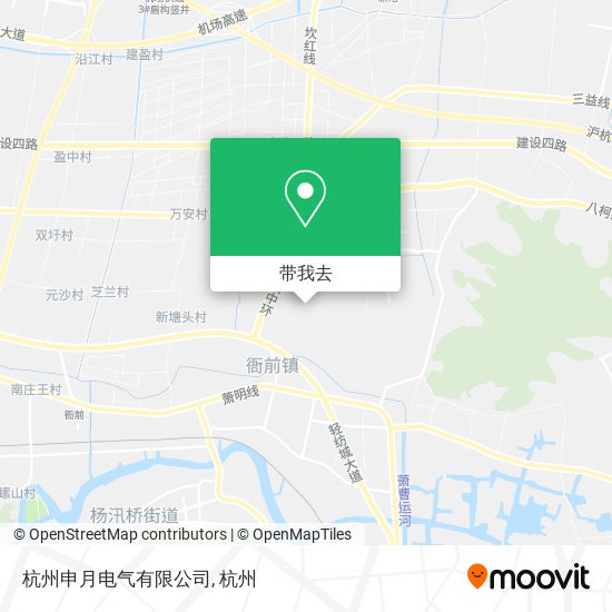 杭州申月电气有限公司地图