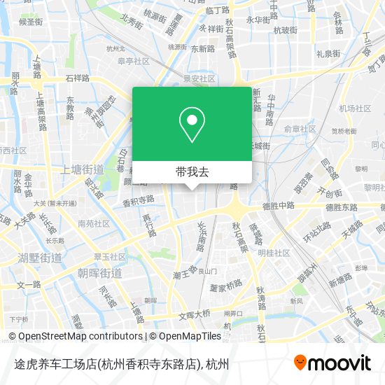 途虎养车工场店(杭州香积寺东路店)地图