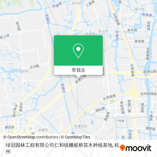 绿冠园林工程有限公司仁和镇栅桩桥苗木种植基地地图
