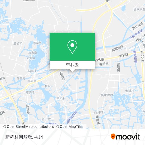 新桥村网船墩地图