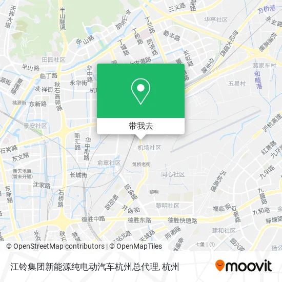 江铃集团新能源纯电动汽车杭州总代理地图