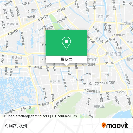 冬涵路地图