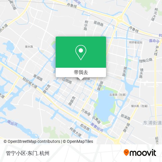 管宁小区-东门地图