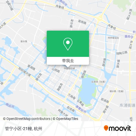 管宁小区-21幢地图