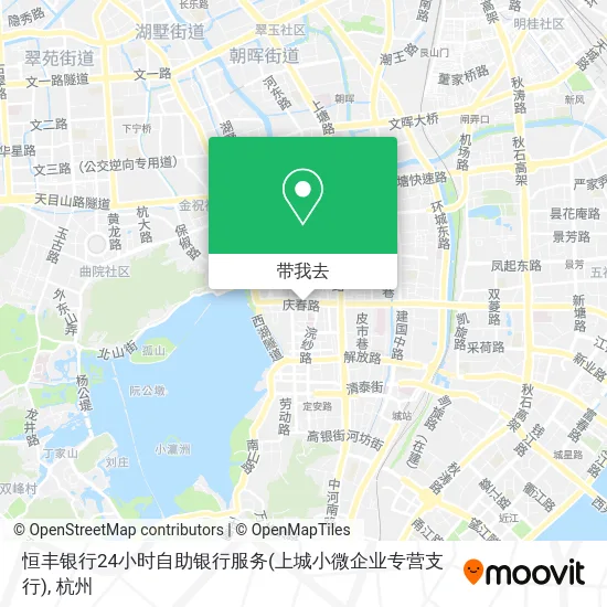 恒丰银行24小时自助银行服务(上城小微企业专营支行)地图