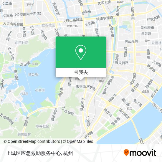 上城区应急救助服务中心地图