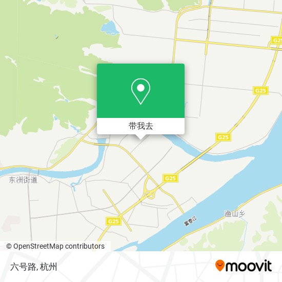 六号路地图