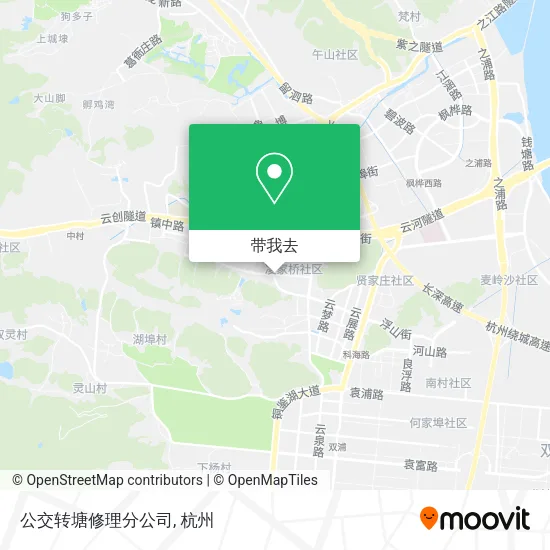 公交转塘修理分公司地图