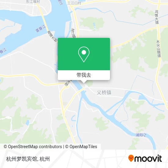 杭州梦凯宾馆地图