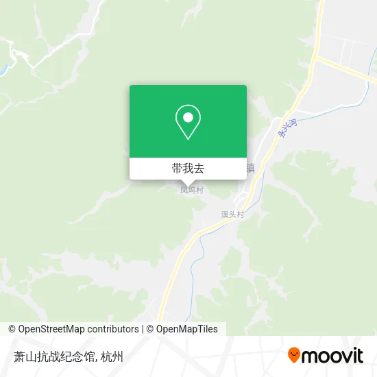 萧山抗战纪念馆地图