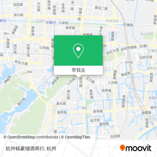 杭州铭豪烟酒商行地图