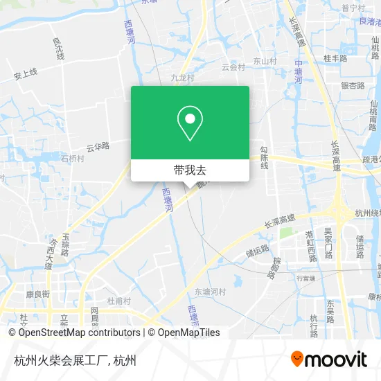 杭州火柴会展工厂地图