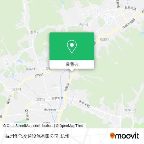 杭州华飞交通设施有限公司地图