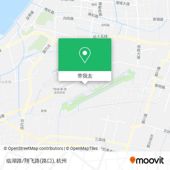 临湖路/翔飞路(路口)地图