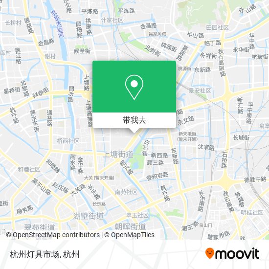 杭州灯具市场地图