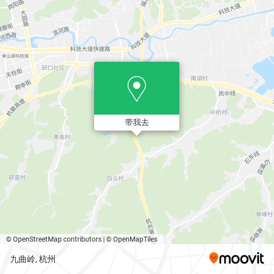 九曲岭地图