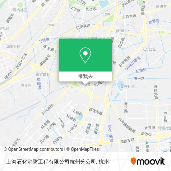 上海石化消防工程有限公司杭州分公司地图