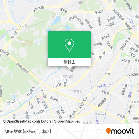铁铺埭家苑-东南门地图