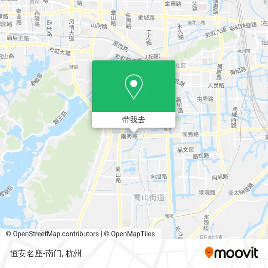 恒安名座-南门地图