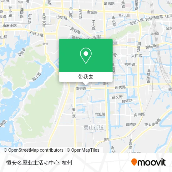 恒安名座业主活动中心地图