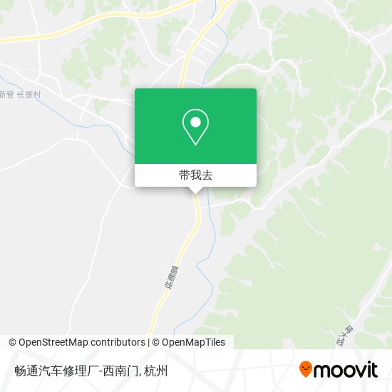 畅通汽车修理厂-西南门地图
