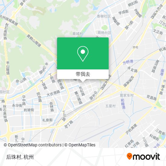 后珠村地图