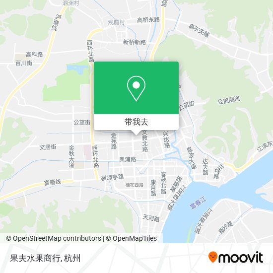 果夫水果商行地图