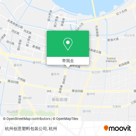 杭州创意塑料包装公司地图