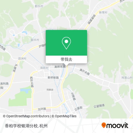香柏学校银湖分校地图