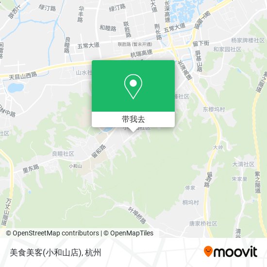 美食美客(小和山店)地图