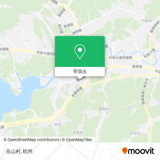 岳山村地图
